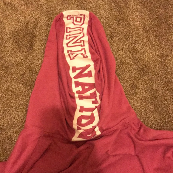 Pink Victoria’s Secret hooded sweatshirt - Picture 6 of 6